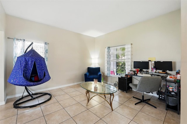 4208 Lugano Ct, Kissimmee, FL 34746 - office space with light tile patterned floors and baseboards