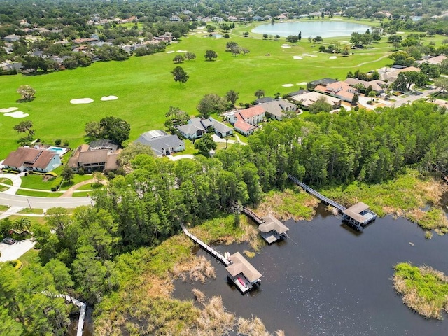 5913 Masters Blvd, Orlando, FL 32819 - aerial perspective of suburban area with a large body of water and a golf club