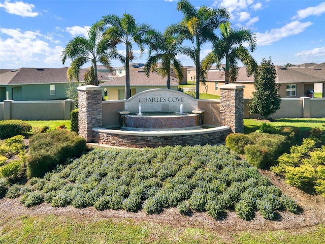 868 Brooklet Dr, Davenport, FL 33837 - community sign with a residential view