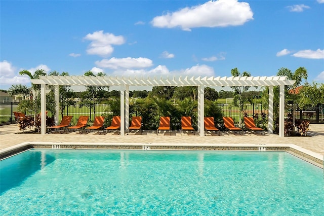 868 Brooklet Dr, Davenport, FL 33837 - community pool with a pergola and a patio area
