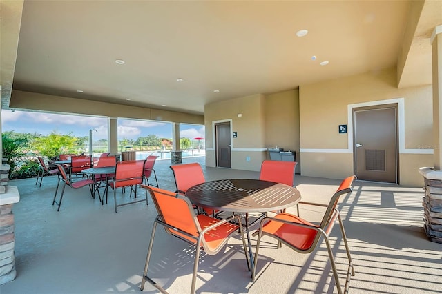 868 Brooklet Dr, Davenport, FL 33837 - view of patio / terrace with outdoor dining space