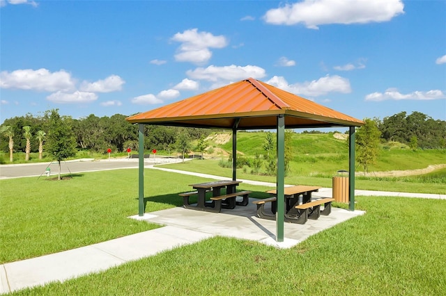 868 Brooklet Dr, Davenport, FL 33837 - view of property's community with a gazebo and a lawn