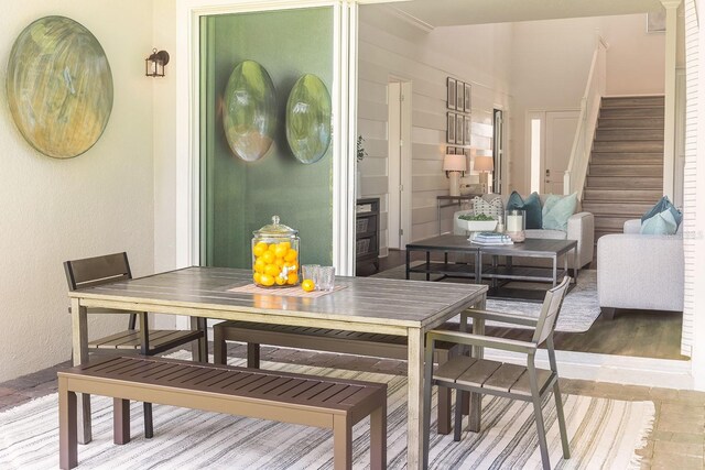 1031 Signet, Apollo Beach, FL 33572 - dining room with stairway