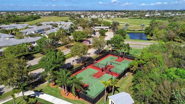 1031 Signet, Apollo Beach, FL 33572 - aerial view of residential area with a nearby body of water