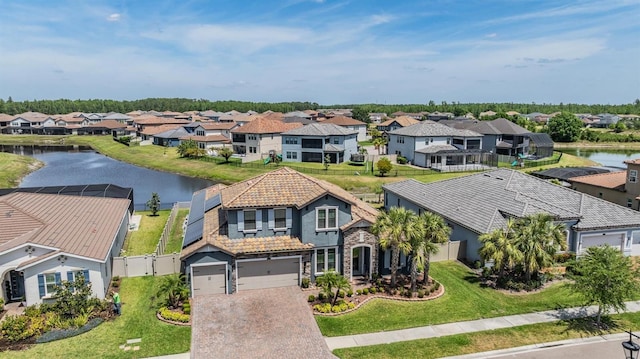 29043 Picana Ln, Wesley Chapel, FL 33543 - aerial view of residential area with a nearby body of water