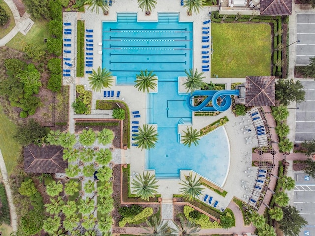 29043 Picana Ln, Wesley Chapel, FL 33543 - drone / aerial view of a pool