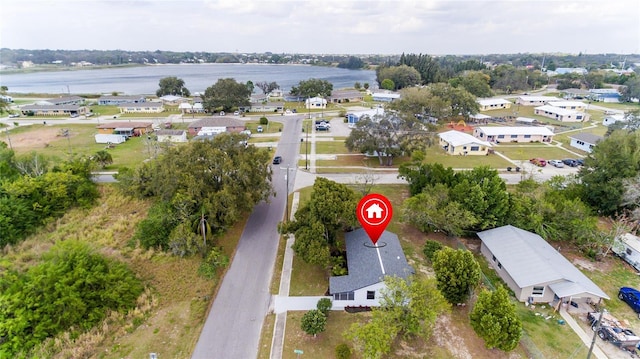 1403 Cummings Ave, Avon Park, FL 33825 - aerial view of property's location with a large body of water and nearby suburban area