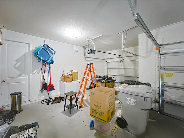 3184 Pinenut Dr, Apopka, FL 32712 - garage featuring a garage door opener and a baseboard heating unit