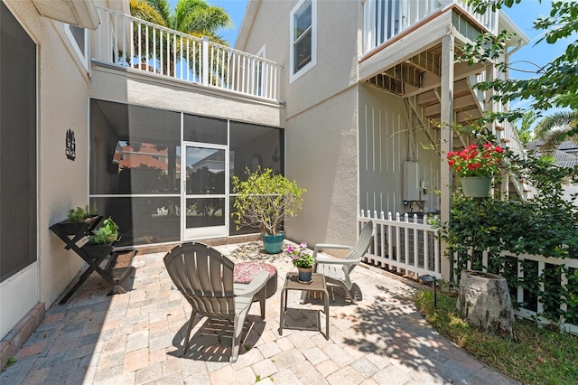 7003 Cupseed Ln, Harmony, FL 34773 - view of patio / terrace featuring a balcony