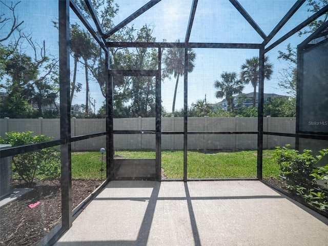 391 Cape Honeysuckle Pl, Sanford, FL 32771 - view of unfurnished sunroom