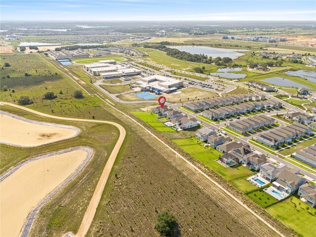 16013 Silver Brook Way, Winter Garden, FL 34787 - aerial view of property's location with a nearby body of water and nearby suburban area