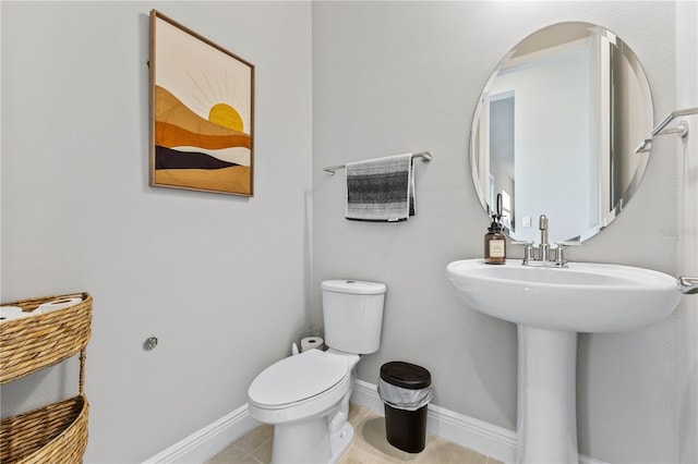 16013 Silver Brook Way, Winter Garden, FL 34787 - bathroom featuring toilet, tile patterned floors, and baseboards