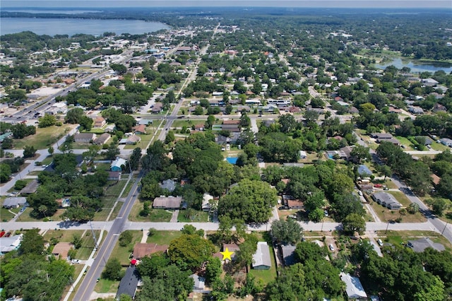 222 E Atwater Ave, Eustis, FL 32726 - aerial view of property and surrounding area featuring a nearby body of water