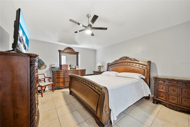 2332 Andrews Valley Dr, Kissimmee, FL 34758 - bedroom featuring light tile patterned floors and ceiling fan