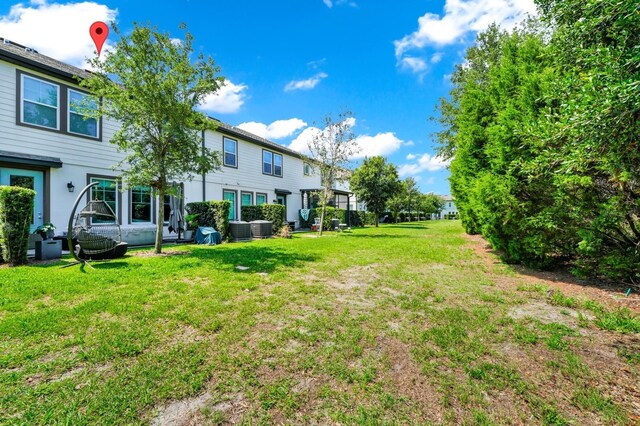 652 Benoi Dr, Davenport, FL 33896 - view of green lawn with cooling unit