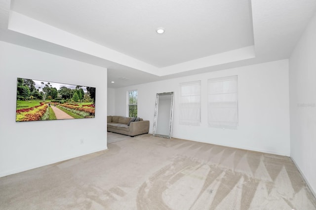 652 Benoi Dr, Davenport, FL 33896 - unfurnished room with a raised ceiling, carpet, recessed lighting, and baseboards