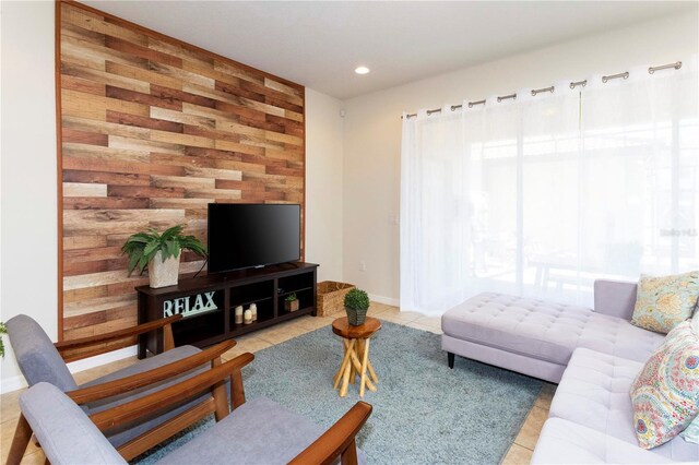 1979 Majorca Dr, Kissimmee, FL 34747 - living area with tile patterned floors, recessed lighting, and baseboards