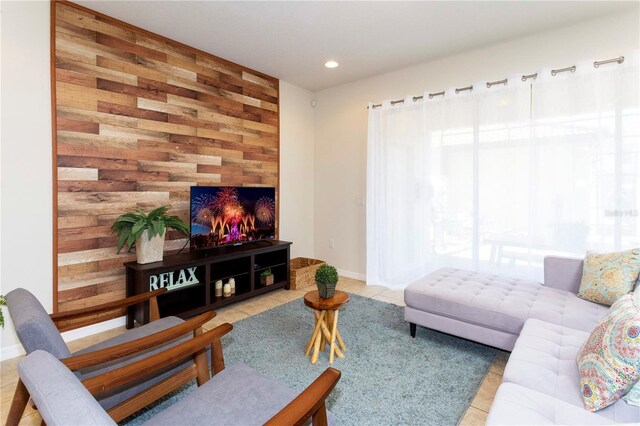 1979 Majorca Dr, Kissimmee, FL 34747 - tiled living room featuring recessed lighting and baseboards
