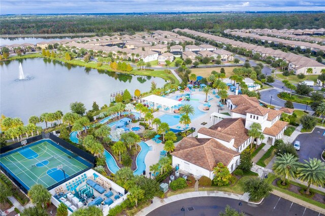 1979 Majorca Dr, Kissimmee, FL 34747 - aerial view of residential area with a large body of water