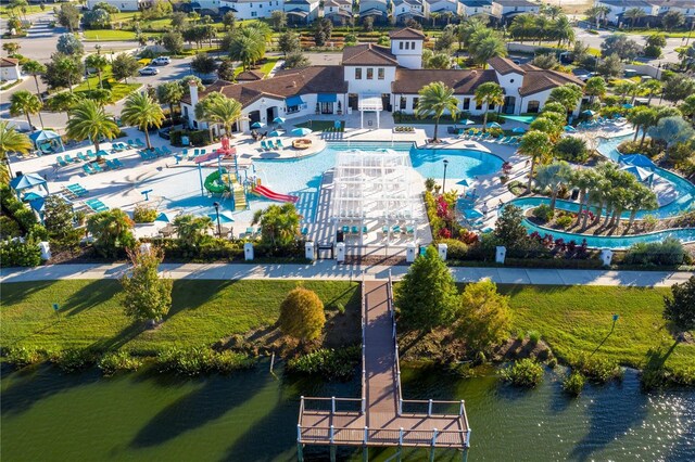 1979 Majorca Dr, Kissimmee, FL 34747 - drone / aerial view of a pool