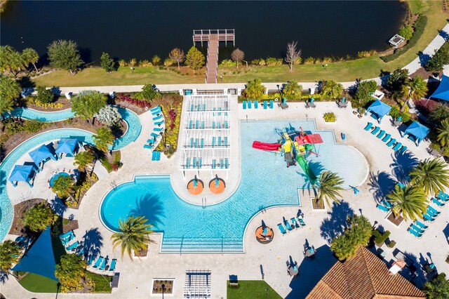 1979 Majorca Dr, Kissimmee, FL 34747 - bird's eye view of a pool