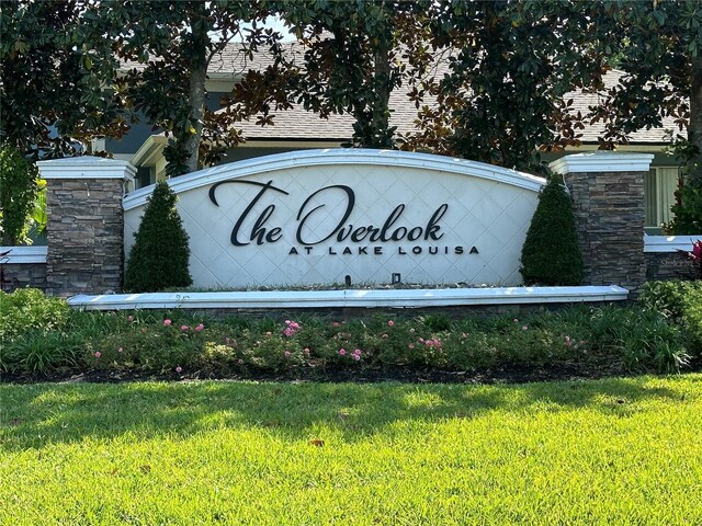 10955 Lemay Dr, Clermont, FL 34711 - community sign with a yard