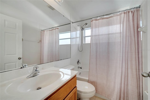 10955 Lemay Dr, Clermont, FL 34711 - full bathroom with vanity and shower / bath combination with curtain