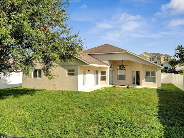 10955 Lemay Dr, Clermont, FL 34711 - rear view of house featuring stucco siding and a shingled roof