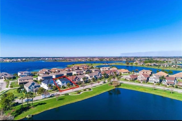 14753 Snowy Egret St, Winter Garden, FL 34787 - view of property location with a large body of water and nearby suburban area