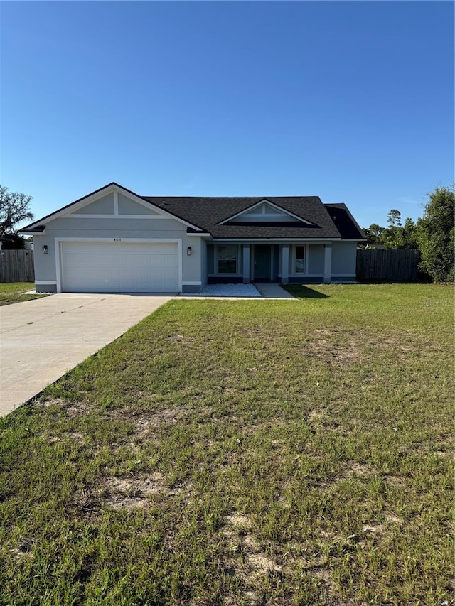 468 Marion Oaks Blvd, Ocala, FL 34473 - ranch-style home with a garage and concrete driveway