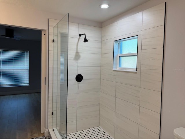 468 Marion Oaks Blvd, Ocala, FL 34473 - full bathroom featuring a shower stall and recessed lighting