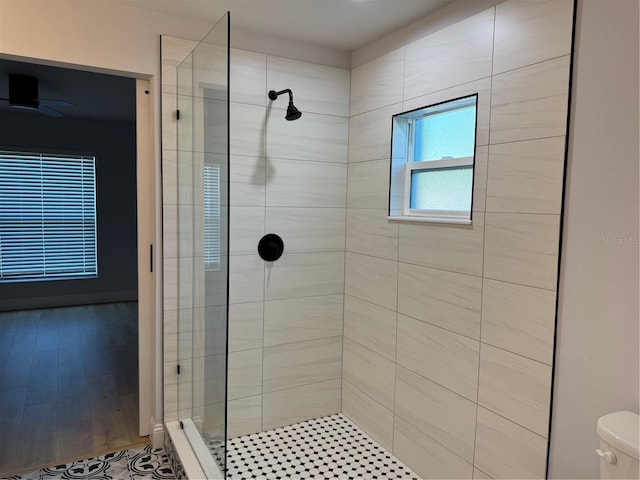 468 Marion Oaks Blvd, Ocala, FL 34473 - bathroom featuring a stall shower and toilet