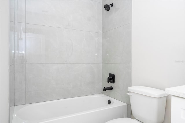 25 W 7th St, Apopka, FL 32703 - full bathroom with toilet, shower / tub combination, and vanity