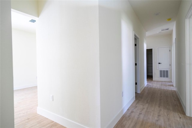 25 W 7th St, Apopka, FL 32703 - hallway featuring light wood finished floors and baseboards