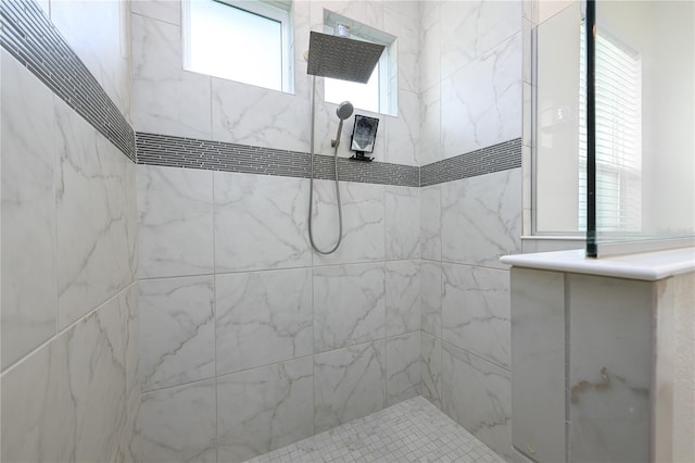 25859 Crossings Bluff Ln, Sorrento, FL 32776 - full bath with tiled shower and healthy amount of natural light