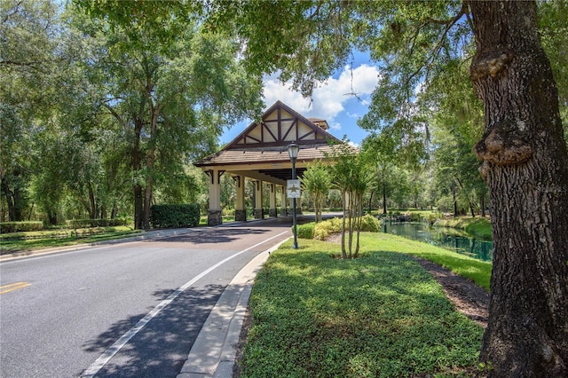 25859 Crossings Bluff Ln, Sorrento, FL 32776 - view of home's community featuring asphalt driveway
