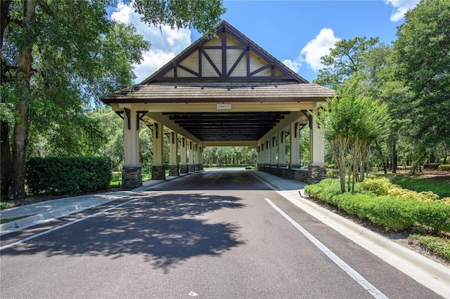 25859 Crossings Bluff Ln, Sorrento, FL 32776 - view of parking featuring asphalt driveway