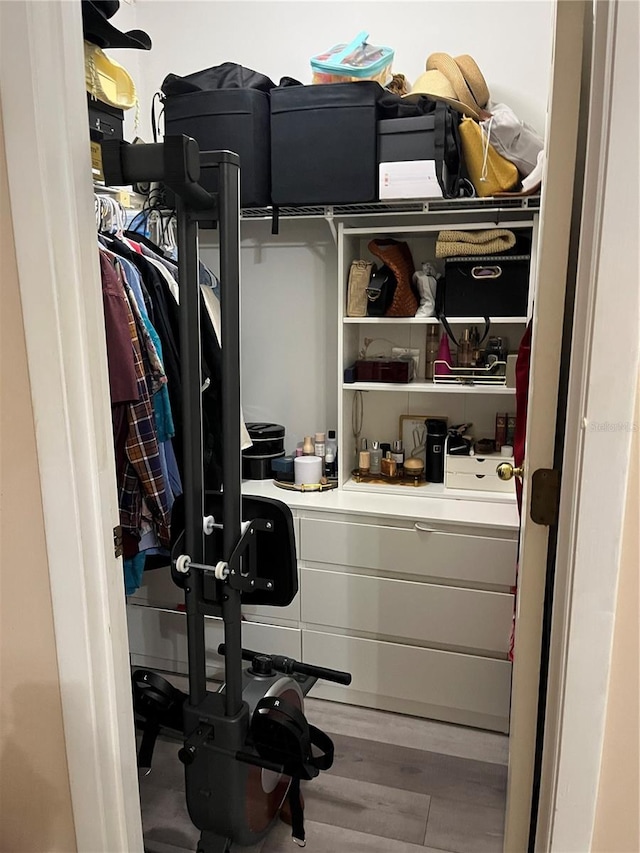 707 Carpenters Way Unit 50, Lakeland, FL 33809 - spacious closet with wood finished floors