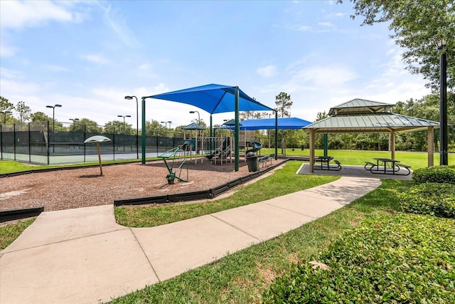 9644 Myrtle Creek Ln, Orlando, FL 32832 - community jungle gym featuring a gazebo