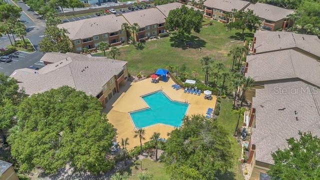 648 Kenwick Cir Unit 102, Casselberry, FL 32707 - aerial view of property's location with a pool
