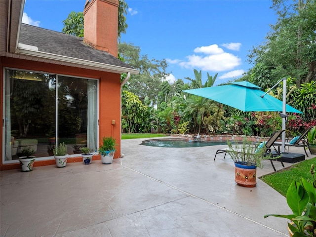 3518 Edlingham Ct, Belle Isle, FL 32812 - view of patio with an outdoor pool