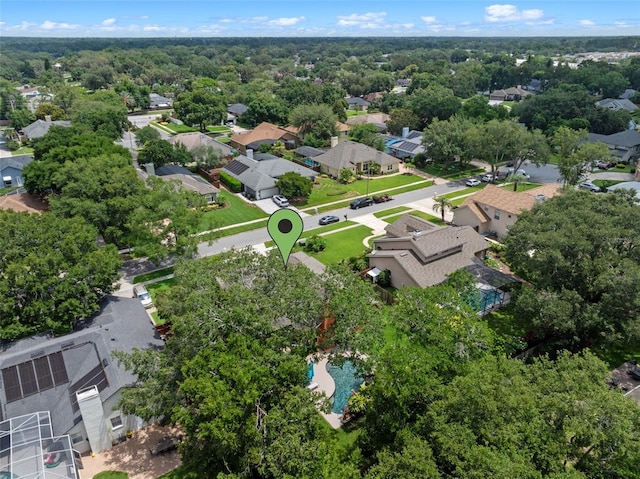 3518 Edlingham Ct, Belle Isle, FL 32812 - aerial view of residential area featuring a pool area