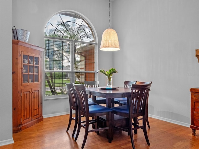 3518 Edlingham Ct, Belle Isle, FL 32812 - dining area featuring light wood finished floors and baseboards