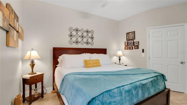 2627 Maitland Crossing Way Unit 101, Orlando, FL 32810 - bedroom with light tile patterned floors and ceiling fan