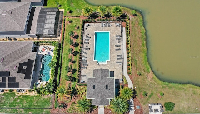 5641 Oak Knoll Dr, Saint Cloud, FL 34771 - drone / aerial view of a pool area