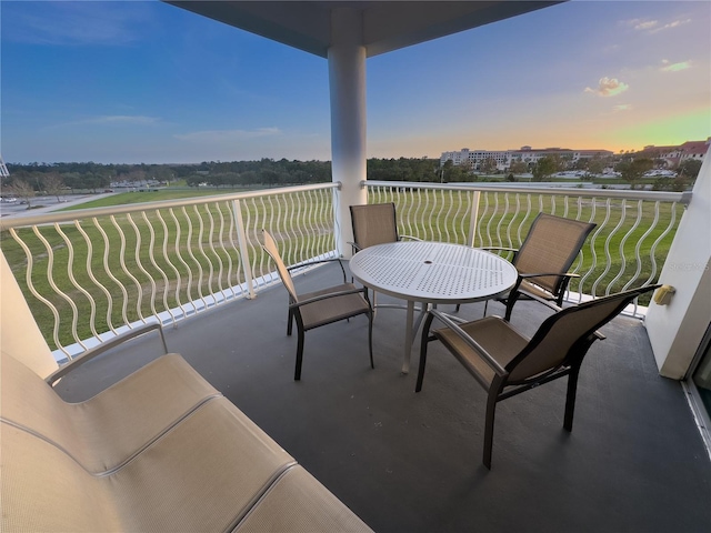 225 Celebration Pl Unit 527, Kissimmee, FL 34747 - view of patio terrace at dusk