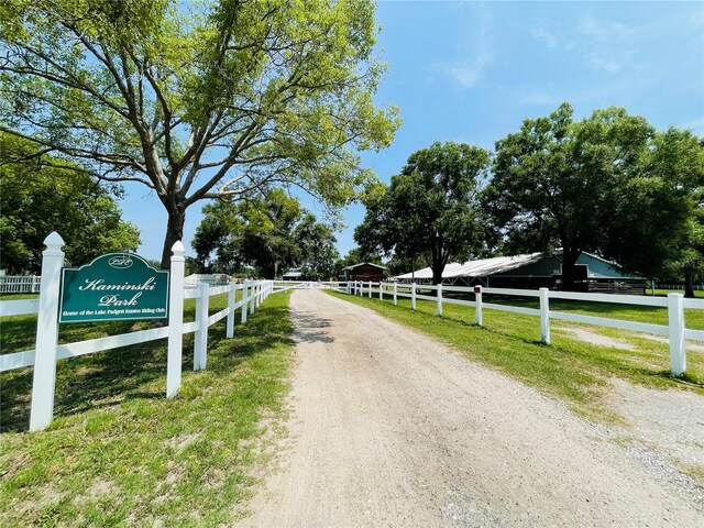 3565 E Lake Dr, Land O Lakes, FL 34639 - view of dirt / gravel road