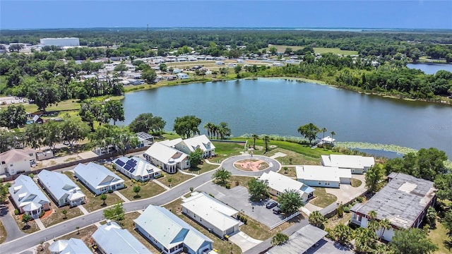 106 Turtle Run, Umatilla, FL 32784 - aerial view of residential area featuring a large body of water