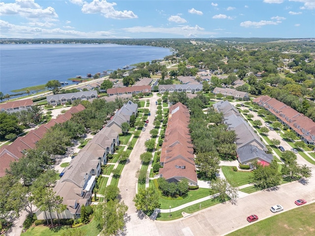 152 Riggings Way, Clermont, FL 34711 - aerial perspective of suburban area with a nearby body of water