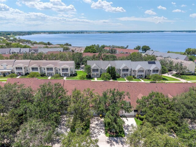 152 Riggings Way, Clermont, FL 34711 - aerial perspective of suburban area featuring a nearby body of water